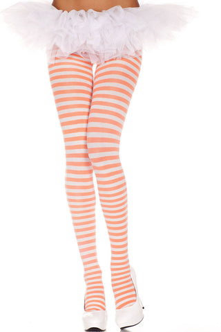 Music Legs Colorful Striped Tights