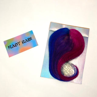 Rainbow Clip-In Bangs