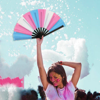 Transgender Hand Fan - 2 Sizes