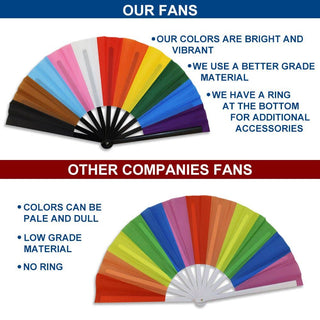Pansexual Hand Fan