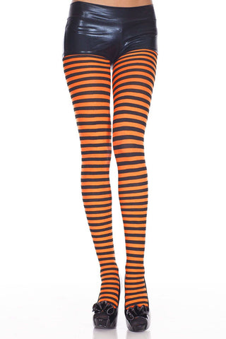 Music Legs Colorful Striped Tights