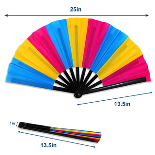 Pansexual Hand Fan