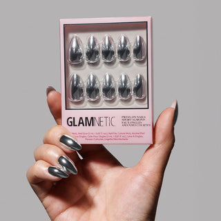 Platinum Press-On Nails