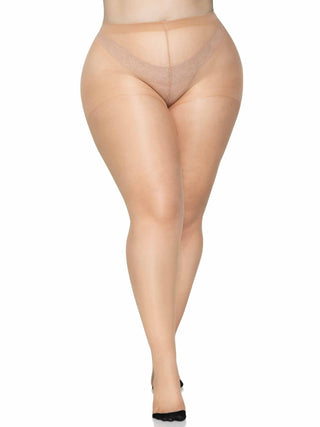 Nyx Cuban Heel Pantyhose - Plus Size