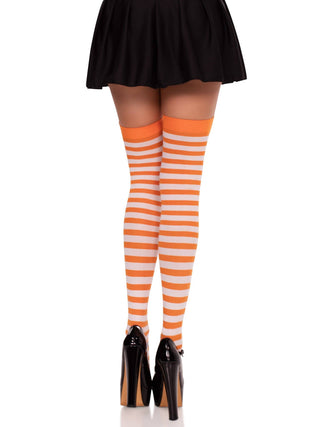 Cari Striped Stockings - One Size
