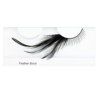La Charme Long Black Feather Lashes