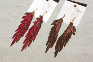 Lace Wing Earrings