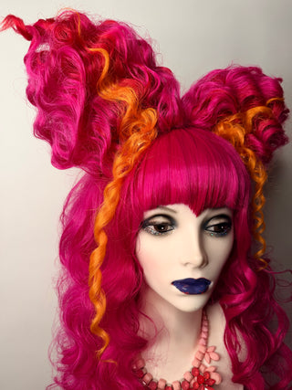 Magenta Glamour Critter Custom Wig
