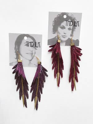Lace Wing Earrings