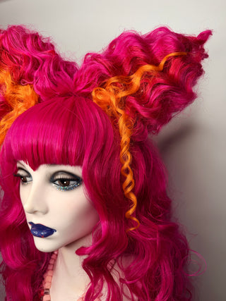 Magenta Glamour Critter Custom Wig