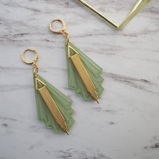 Jaded Moon Celestial Earrings
