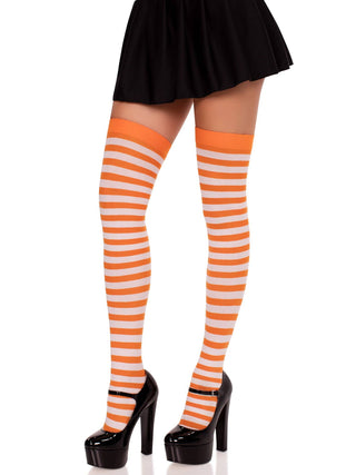Cari Striped Stockings - One Size