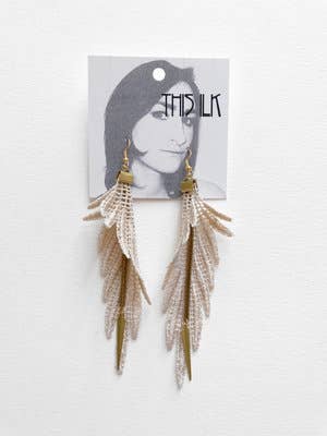Lace Wing Earrings
