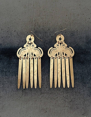 Falling Feline Earrings