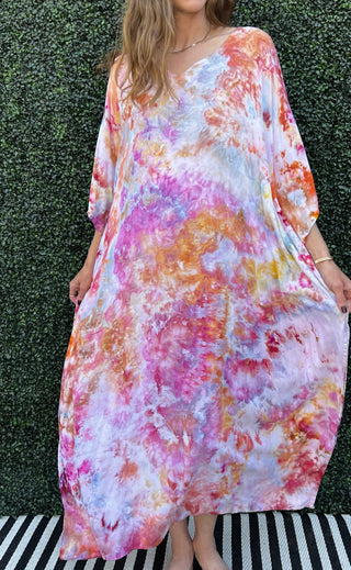 (Next Batch Coming mid-August) Ice-Dyed Caftan