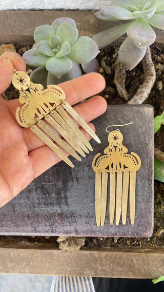 Falling Feline Earrings