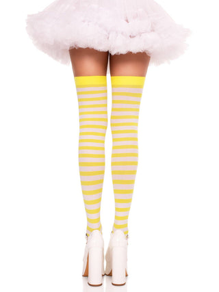 Cari Striped Stockings - One Size