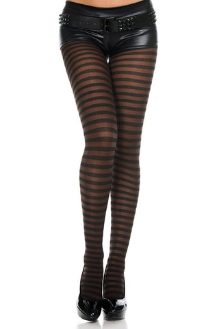 Music Legs Colorful Striped Tights