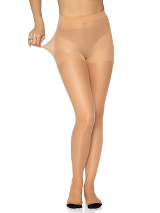 Nyx Sheer Cuban Heel Pantyhose - One Size