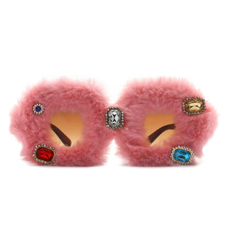 Oversize Fuzzy Lux Sunnies