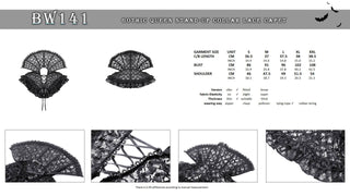 Gothic Lace Standing Collar