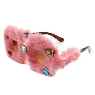 Oversize Fuzzy Lux Sunnies