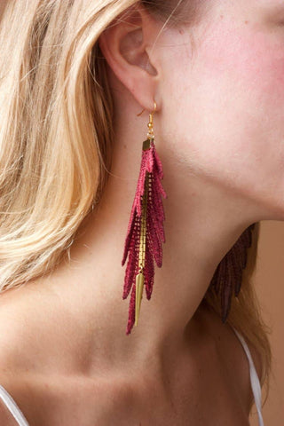 Lace Wing Earrings