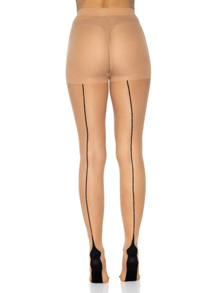 Nyx Sheer Cuban Heel Pantyhose - One Size