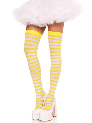 Cari Striped Stockings - One Size
