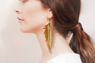 Lace Wing Earrings
