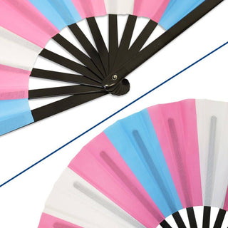 Transgender Hand Fan - 2 Sizes