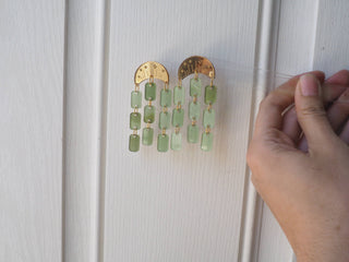 Jaded Moon Celestial Earrings