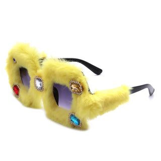 Oversize Fuzzy Lux Sunnies