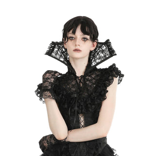 Gothic Lace Standing Collar