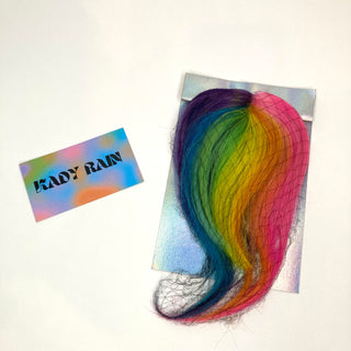 Rainbow Clip-In Bangs