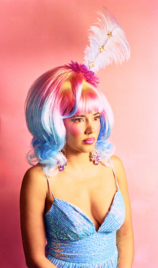 Pastel Rainbow Jellyfish Custom Wig