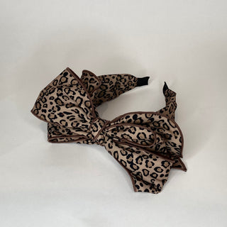 Leopard Bow Headbands
