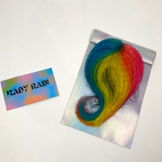 Rainbow Clip-In Bangs