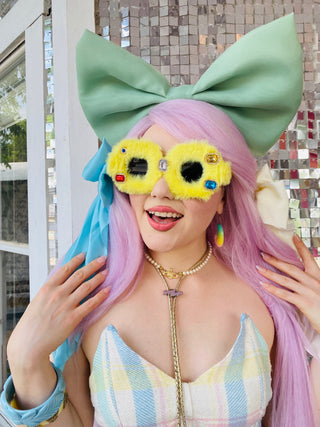 Oversize Fuzzy Lux Sunnies