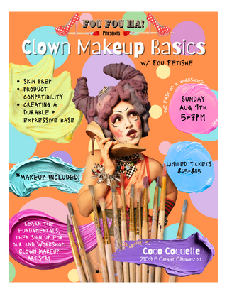 Fou Fou Ha! Presents: Clown Makeup Basics Workshop