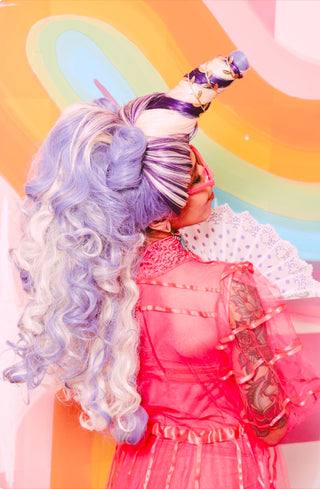 Purple Unicorn Custom Wig