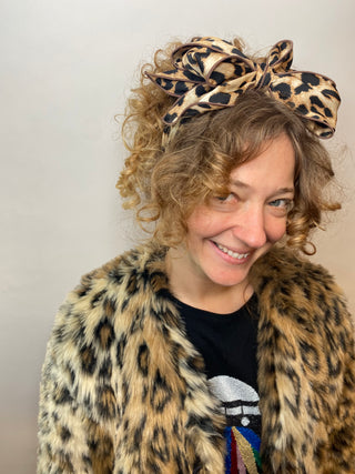 Leopard Bow Headbands