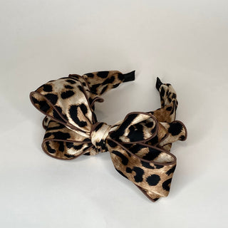 Leopard Bow Headbands