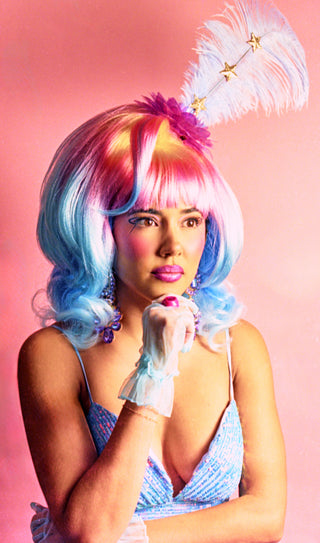 Pastel Rainbow Jellyfish Custom Wig