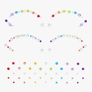 Rainbow Face Jewels – Coco Coquette