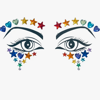 Rainbow Face Jewels