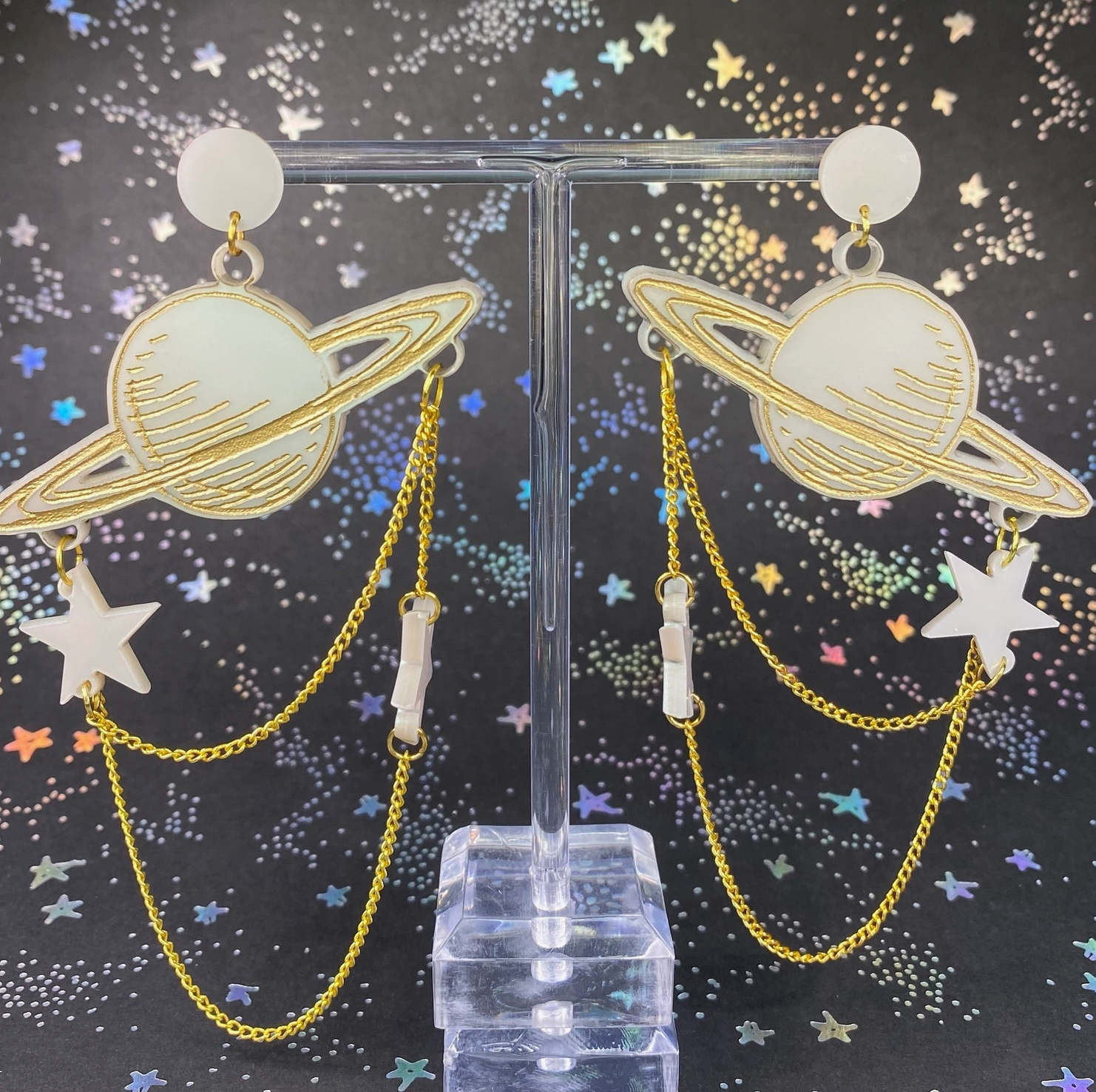 Saturn And The Stars Dangles