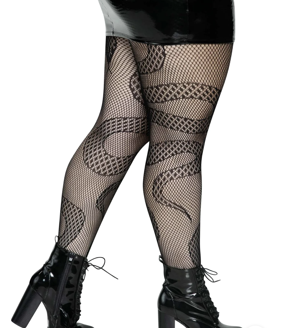 Snake Net Tights