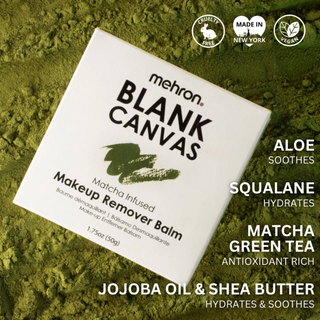 Mehron Blank Canvas Makeup Remover Balm - Matcha Infused