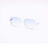 Blue lens + clear frame
